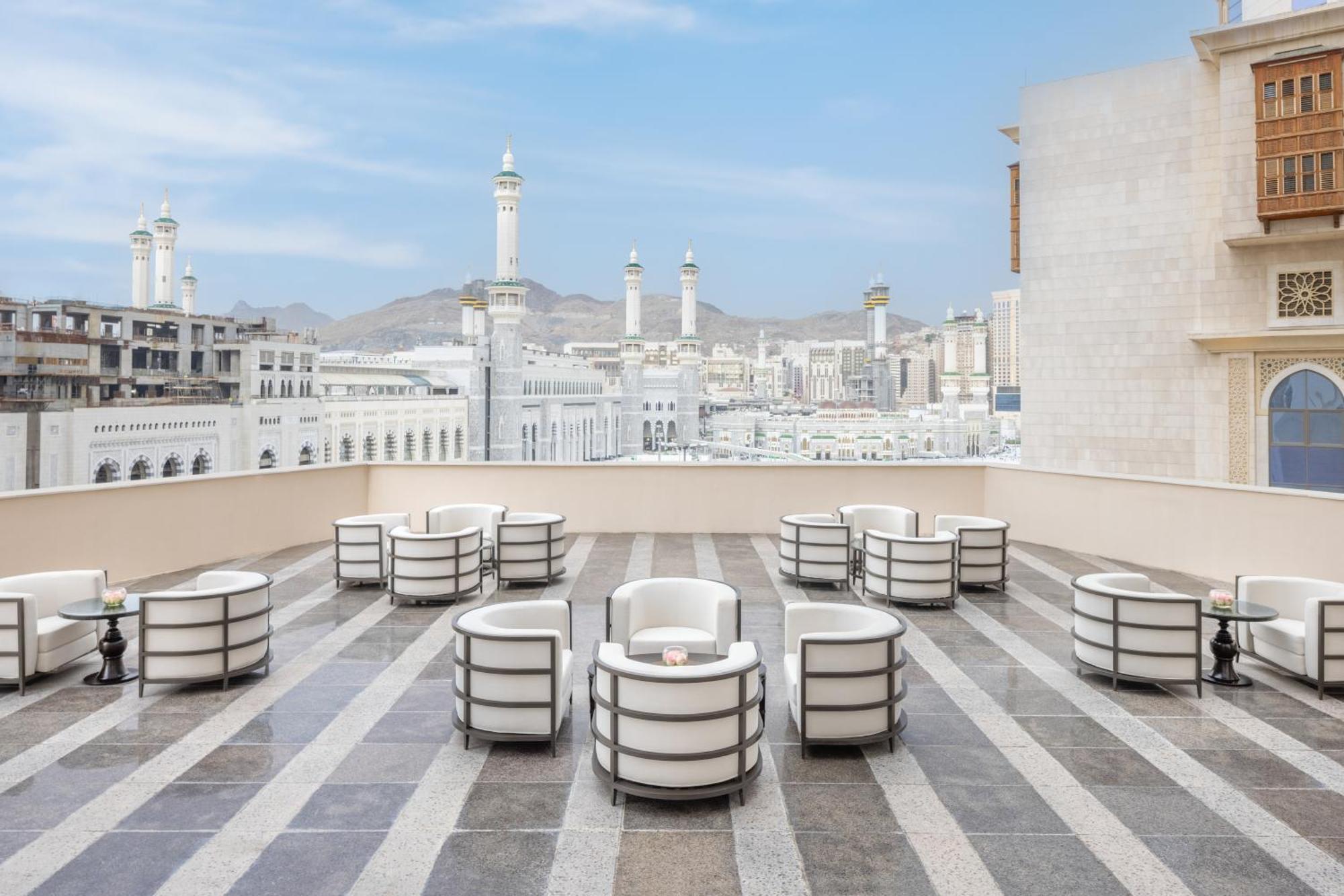 فندق جبل عمر ماريوت مكة المكرمة المظهر الخارجي الصورة The Terrace at the Four Seasons Hotel, Makkah